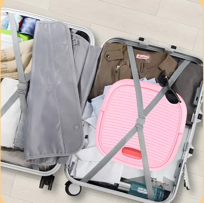 2022 Latest Design Baby Intelligent Washing Machine Super Quiet 220v Mini Portable 110V Small Folding Underwear Washing Machine