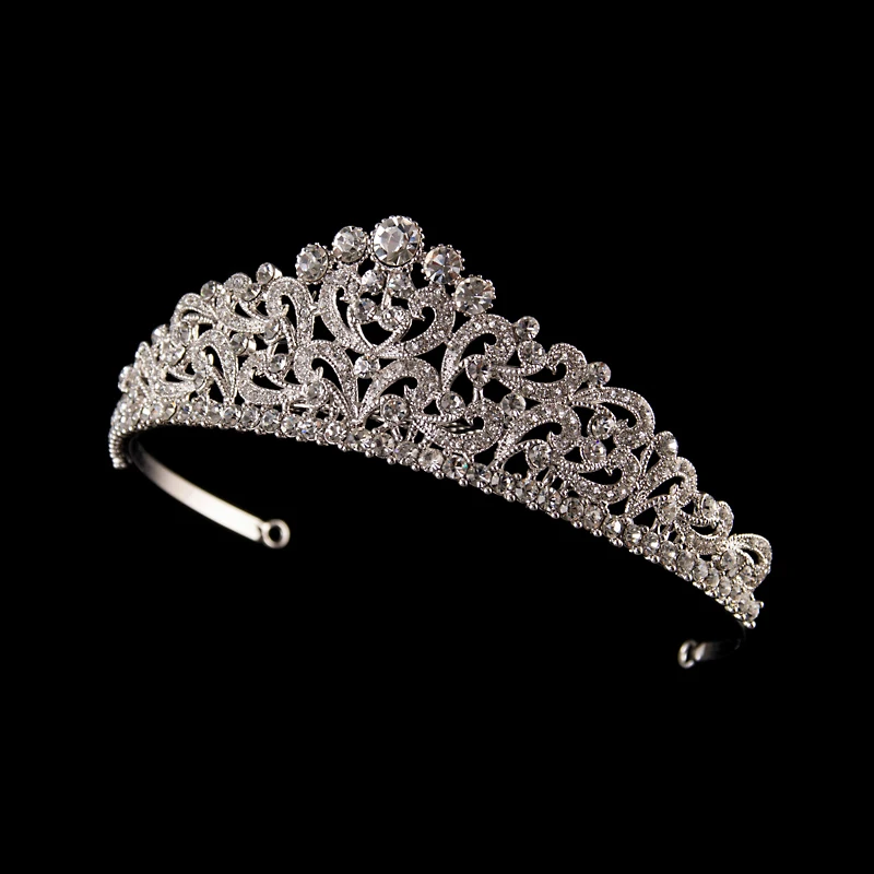 LUOXIN оптовая продажа, аксессуары для волос со стразами для девочек и детей, свадебный головной убор с кристаллами, тиара, Корона