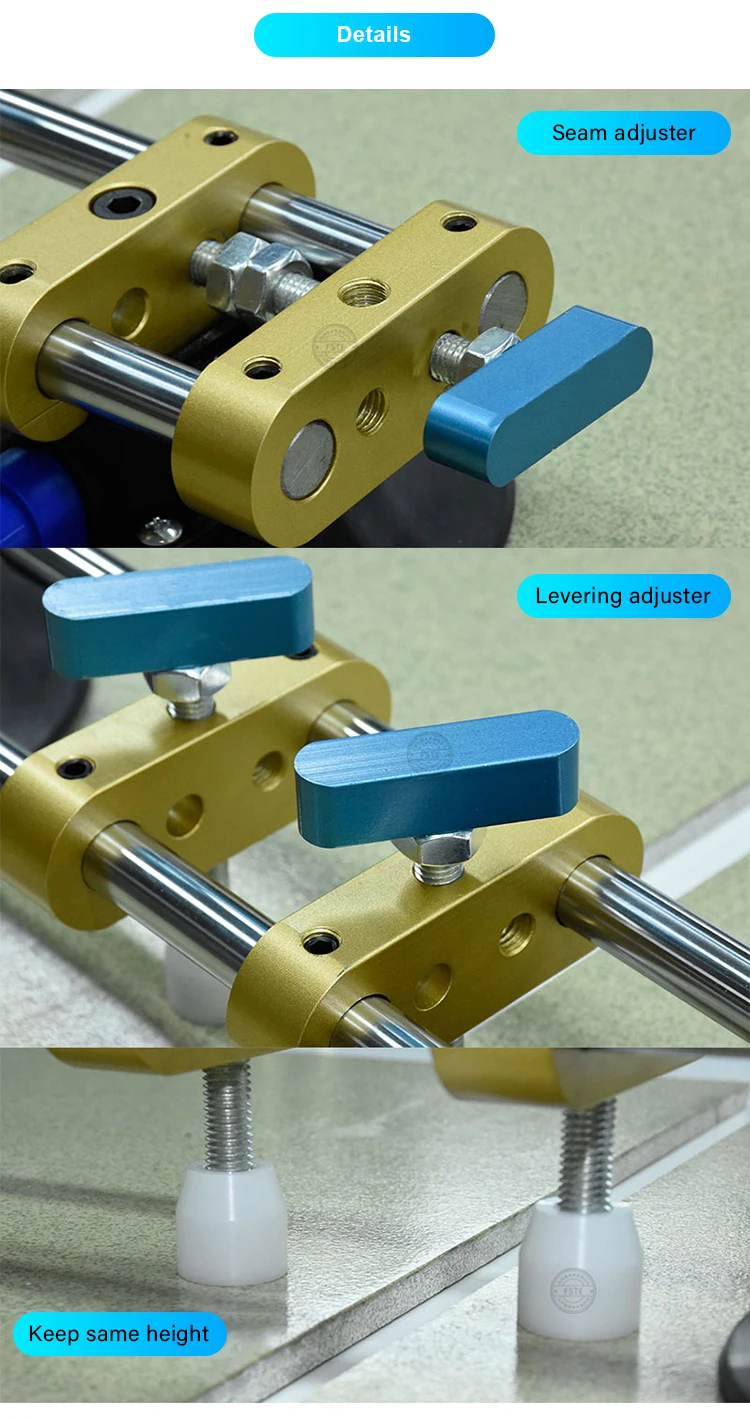 Professional Countertop Installation seam setter Tile Tools For Marble Slab Granite Stone and Quartz Countertop Seams