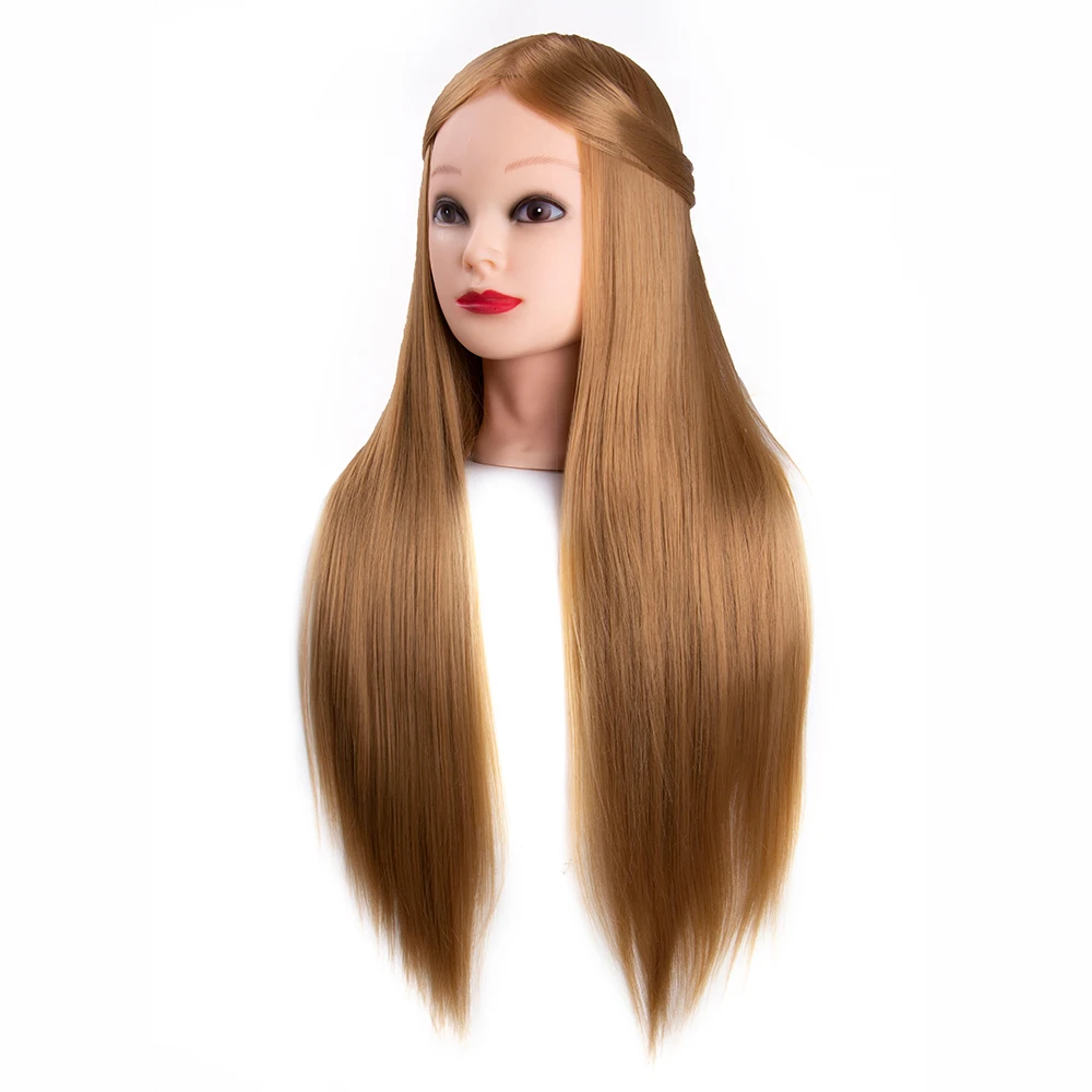  Leeons 27 # косметология для практики стрижки волос манекен парикмахерской куклы укладки профессиональная тренировочная