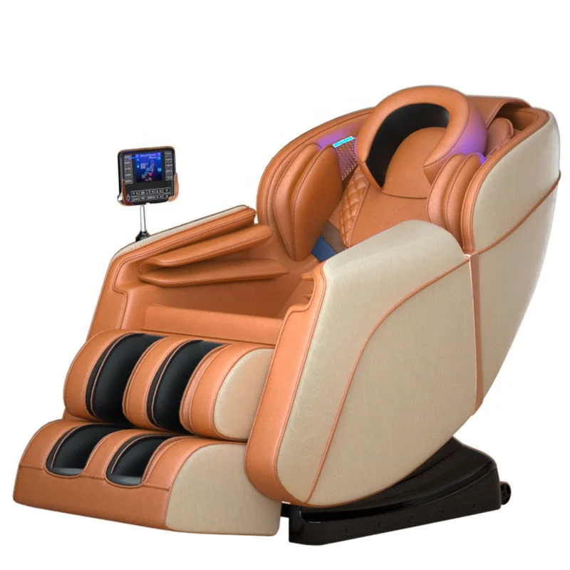 Real Relax  6 Auto Programs SL track zero gravity sofa shiatsu roller Massage Chair With Smart Voice LCD Remote Control US