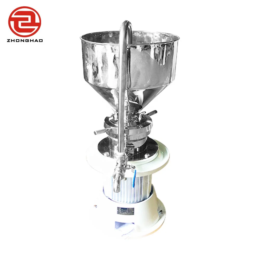 peanut butter colloid mill Mashed potatoes  making equipment Colloid Mill Soymilk making machine for chili Coffee bean