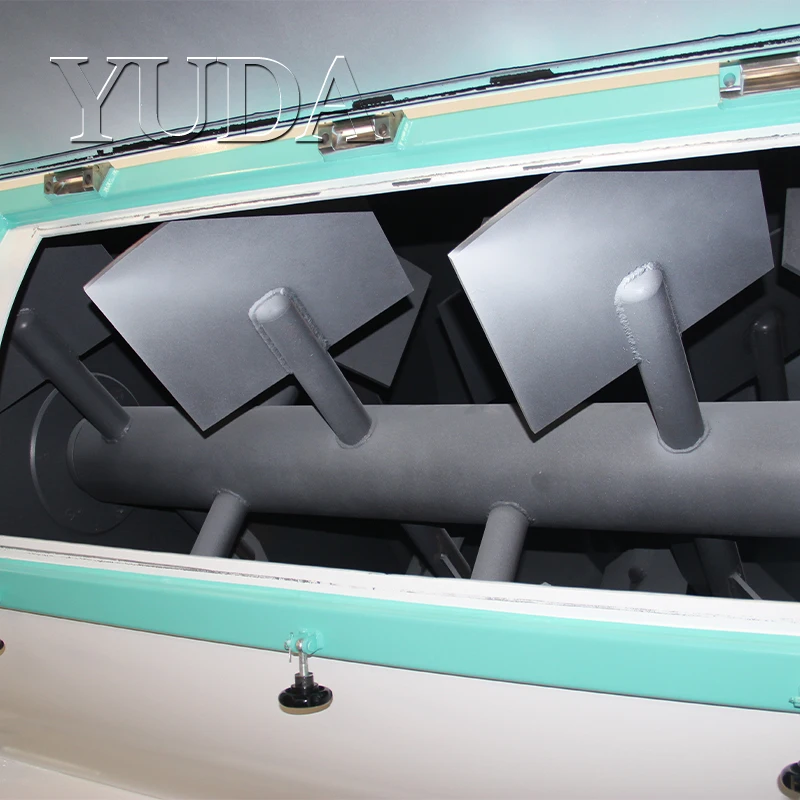 YUDA High Quality Double Shaft Paddle Feed Mixer Feed Additives Plastic Mixer For Poultry Animal Feed