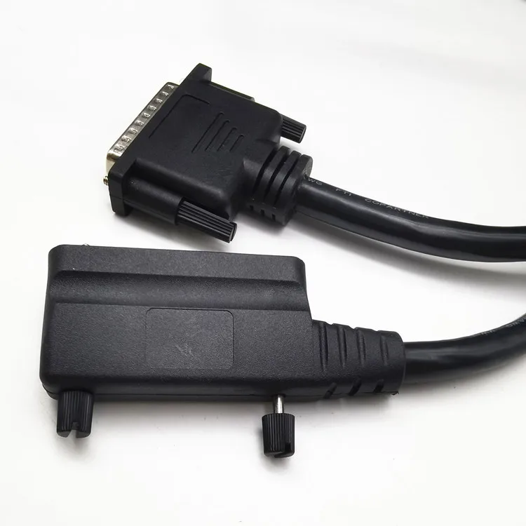 Custom 2464 26AWG*44C D-SUB44 Computer Wires HDB44 CNC Programmer Data Cable Angled DB44 Male to Female Cable