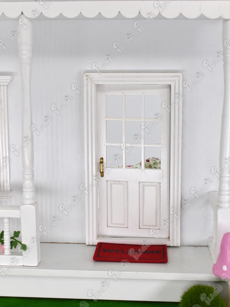 Dollhouse Miniatures Mini Welcome Doormat For Entrance Door Rug Cover Carpet Cloth Floor Diy Mats For Doll House Accessories