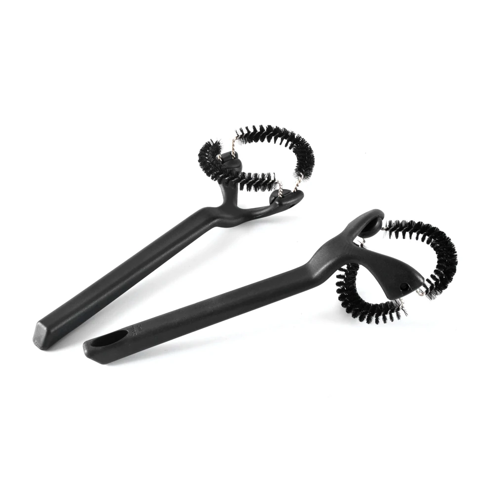 Long Handle Espresso Machine Cleaning Brush with Nylon Bristles for 360 Degree Cleaning Espresso Group and Portafilter