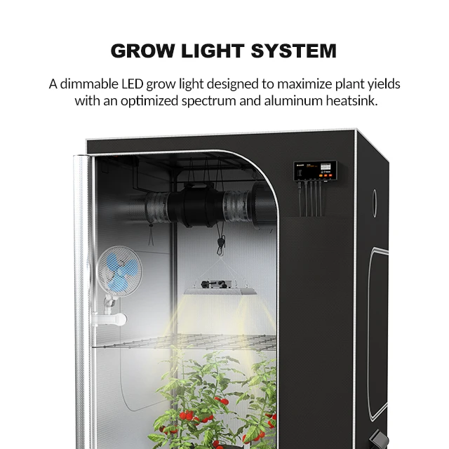 Waterproof Energy Saving 2.7 μmol/J Samsung Diodes 100W Quantum Led Grow Light