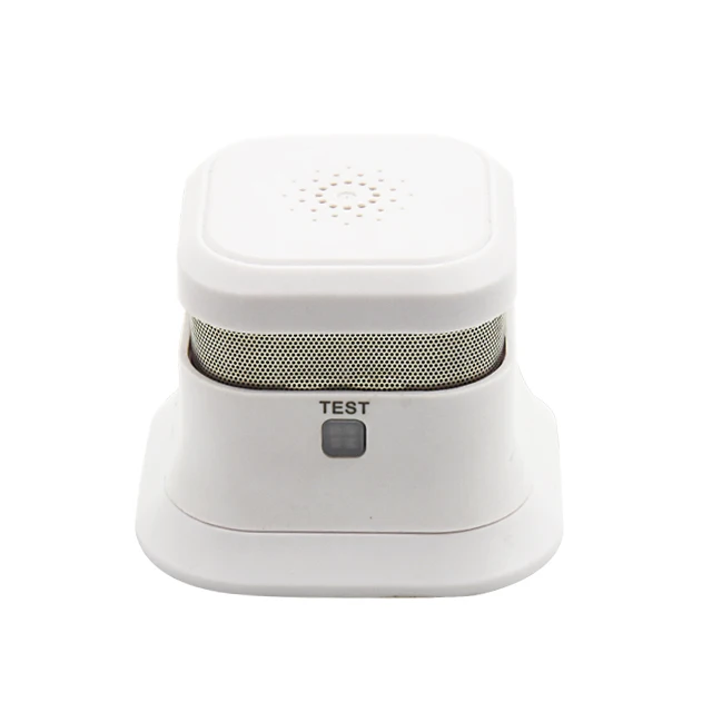 Mini size smoke detector fire alarm detector Independent smoke alarm sensor for home office Security photoelectric smoke alarm