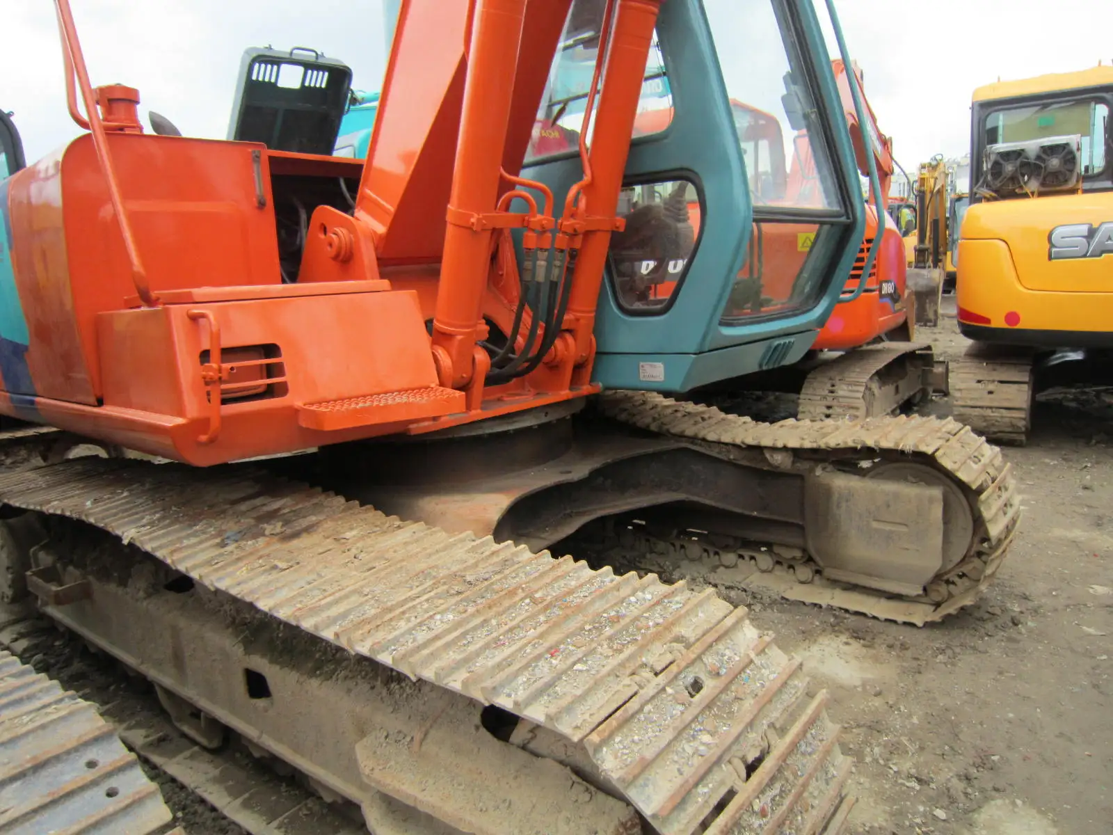 Hitachi 120 подержанный экскаватор двигатель для экскаватора ISUZU двигатели и запчасти двигателя Kawasaki Ex120