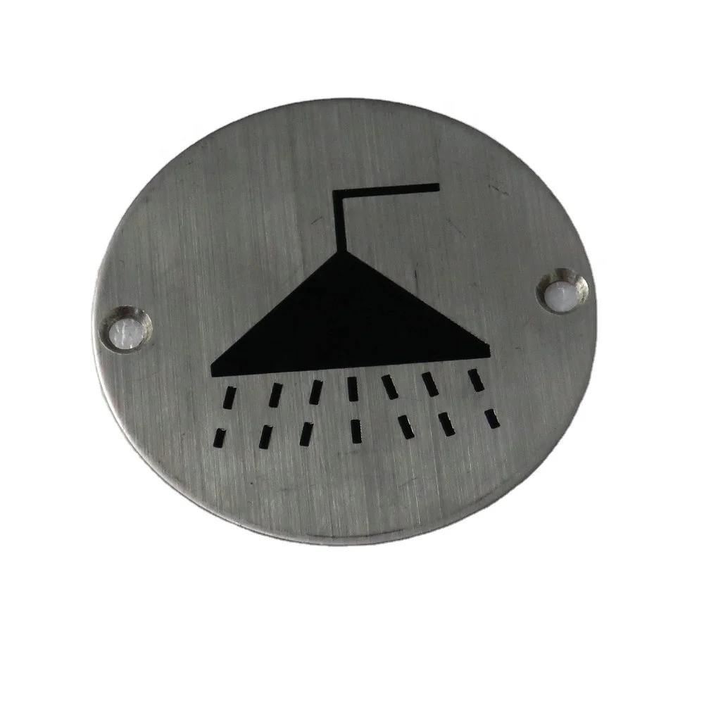 Табличка для ванной из нержавеющей стали