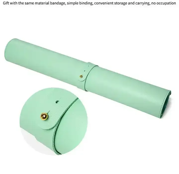 Wholesale Custom Logo Printed Keyboard Pad PU Leather Pad Protector Desk Mat Gaming Mouse Pad