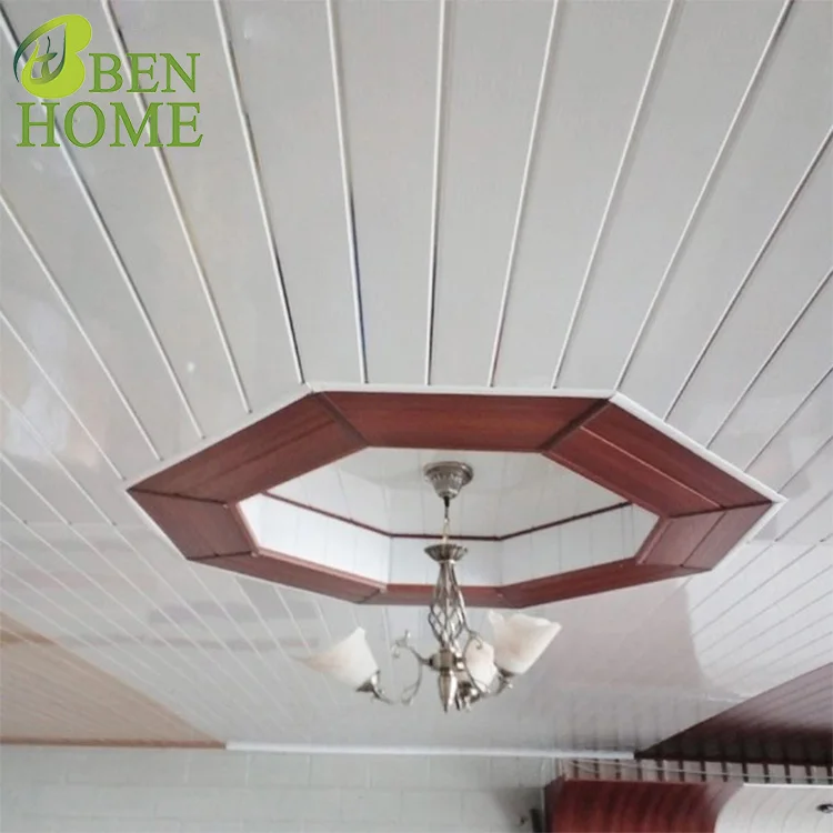 High Quality Waterproof Transparent Suspension Pvc Balcony Ceiling Panel 8 Mm