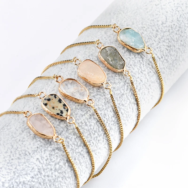 Заводские индивидуальные нестандартные ювелирные изделия, модный Подарочный браслет из драгоценных камней в стиле бохо