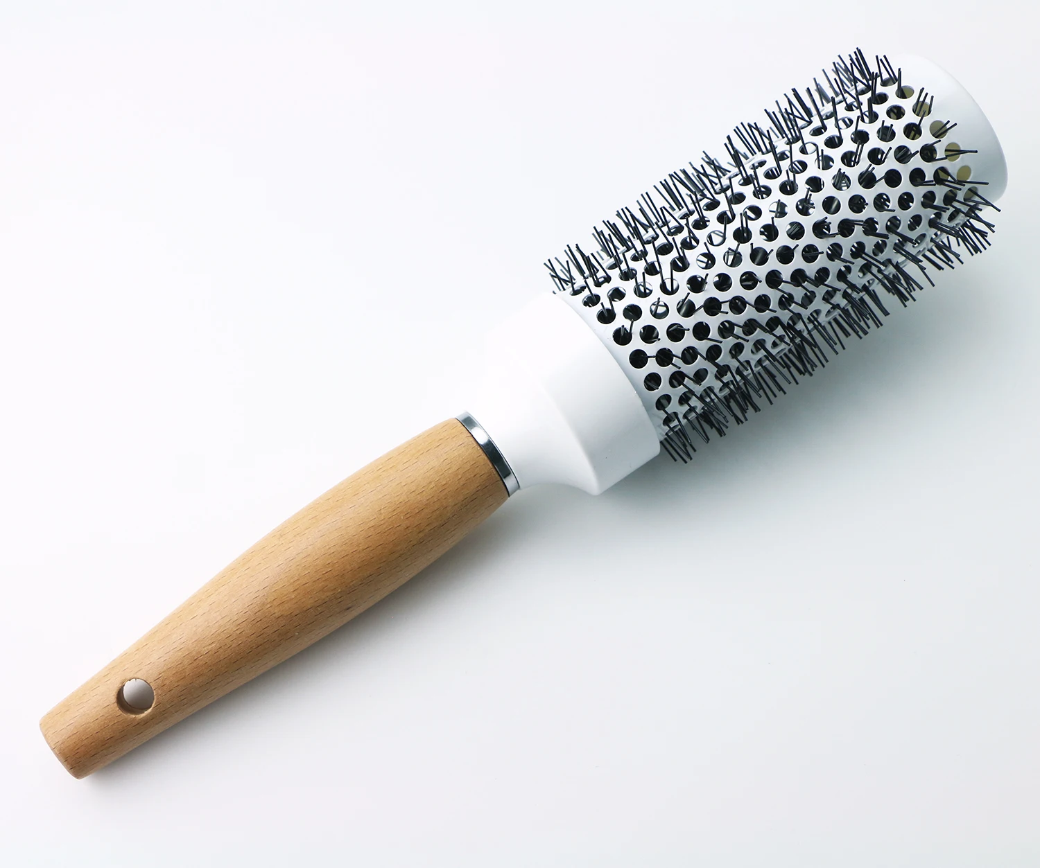 Professional Round Brush Big Ceramic Ion Thermal Barrel Brush Comfortable Antistatic Bristle Styling Comb for All Hair Type