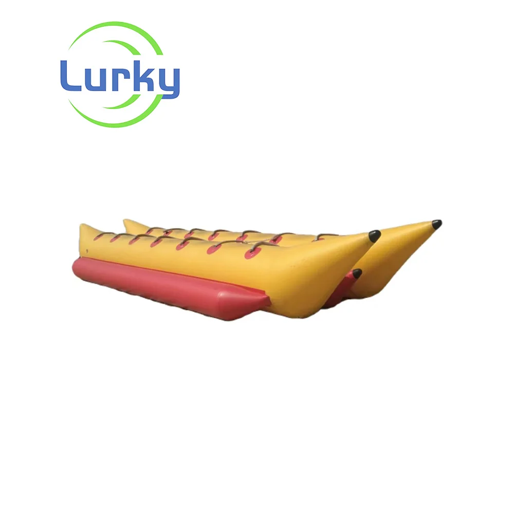 Commercial Customized Inflatable Boat Inflatable Flying Fish Water Game Inflatable Flying Fish Boat for sale