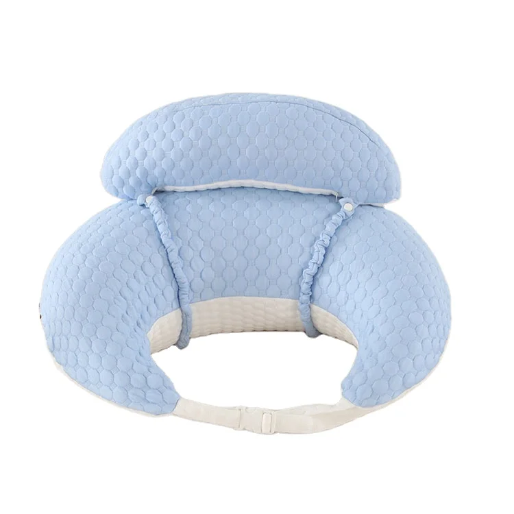high quality wholesale breast feeding 2-in-1 air layer fabric multifunctional baby feeding support nursing pillow for tummy time