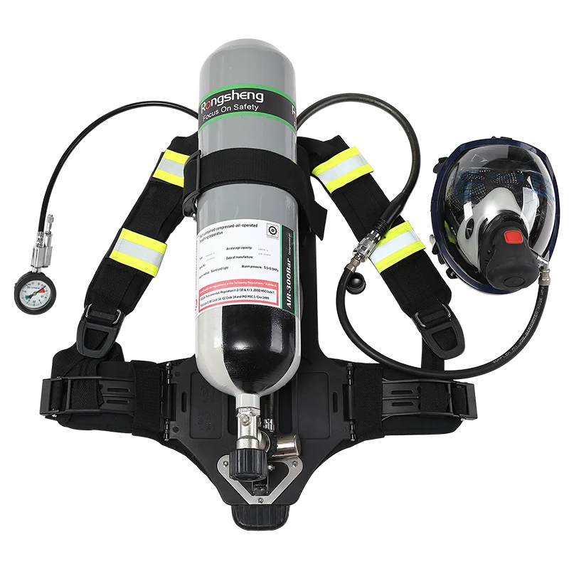 Self-Contained Air Breathing Apparatus Portable Fire Positive Pressure Air Breathing Apparatus Breathing Equipment For Rescue