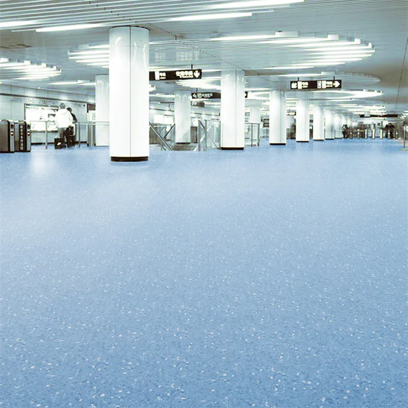 Modern Piso Vinilico Rollo Marbled Design Commercial Floor PVC Roll for Hospital