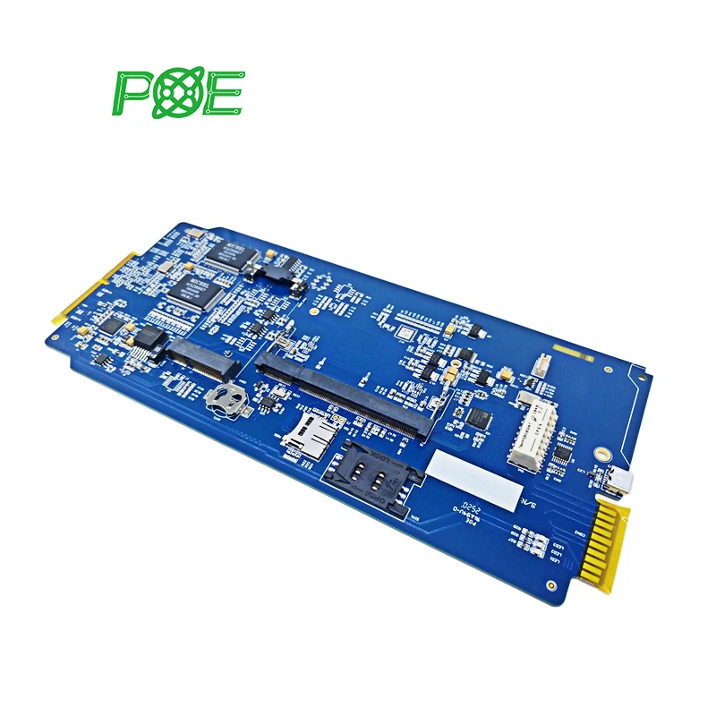 Одна остановка PCB в сборе с электронными компонентами