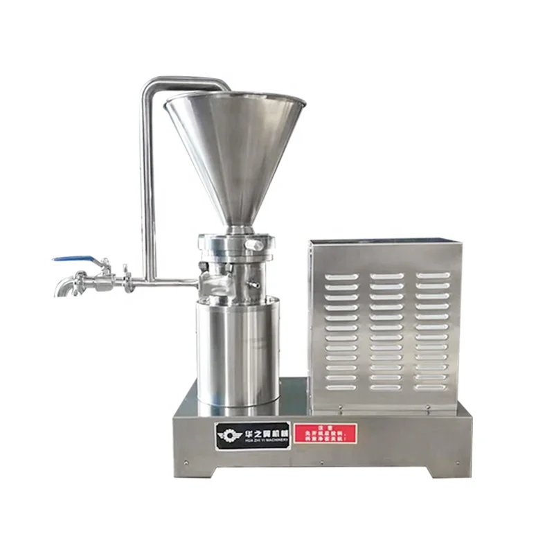Grease Making Machine Bean Product Processing Machinery / Peanut Butter Almond Nuts Colloid