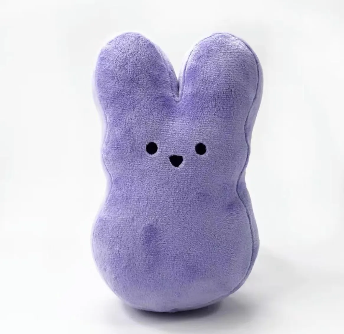 Personalized 15cm peeps plush rabbit coin purse peeps plush bunny 2024 Easter zipper peeps kids gift