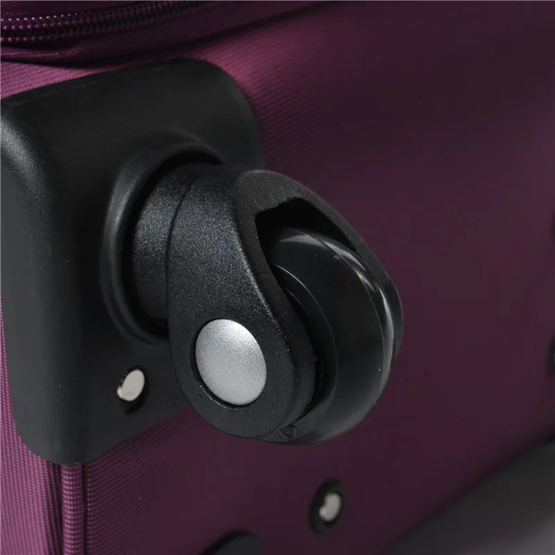 Factory Expandable Fabric Soft Shell Suitcase Traveling Luggage Koffer Set Oxford Soft Sided Carry On Trolley Luggage Set