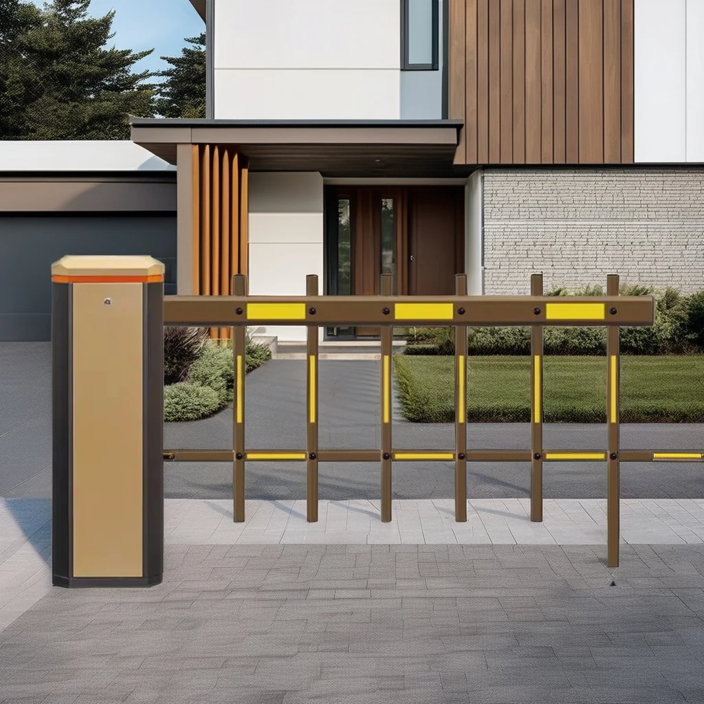 New Arrival 24V DC Solar Seryo Motor Secured Boom Barrier Gate for Parking Management Traffic Barriers