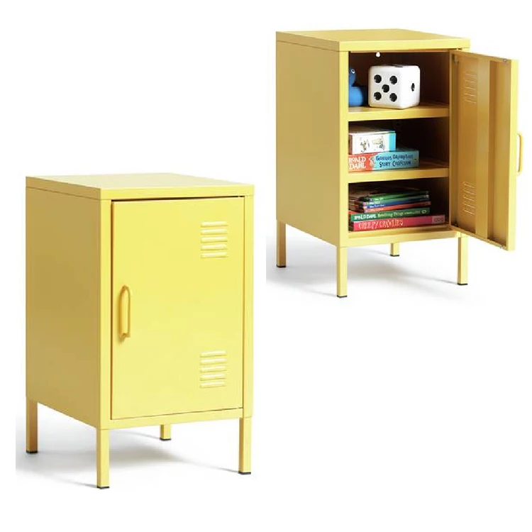 Customized colorful kids locker steel small mini locker with single door