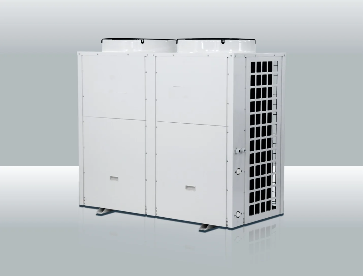 30kW Electric Powered Smart Air Source Heat Pump for Swimming Pools Hotels WiFi App Control Durable Metal Housing