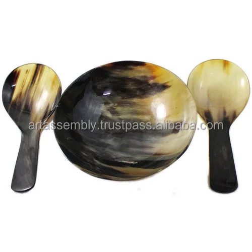 
Best quality handmade Natural horn spoon horn cutlery in India By Art Assembly 