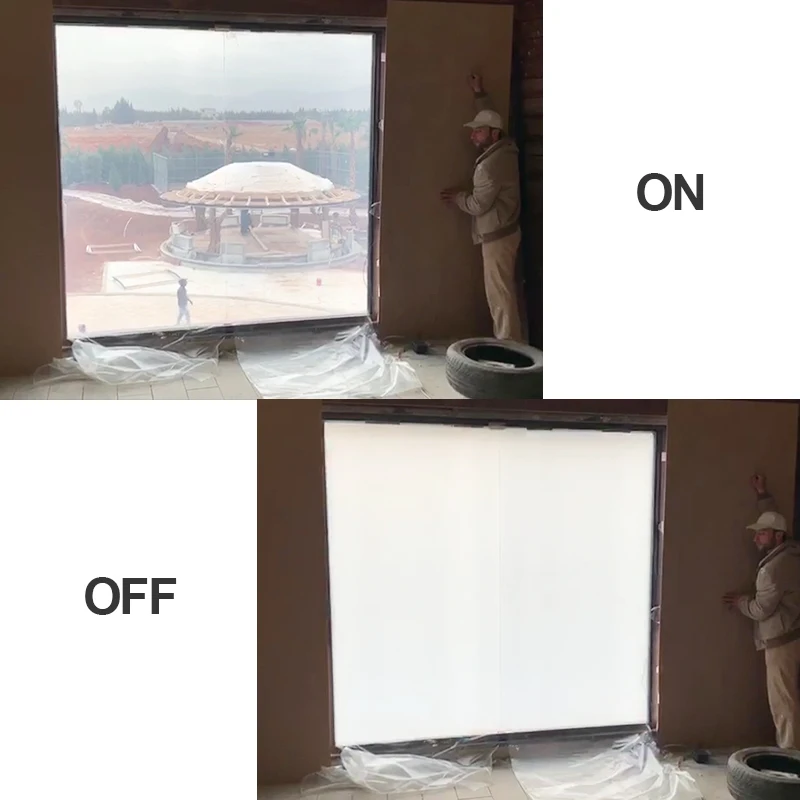 China Smart Film Electrochromic , Window Pdlc Smart Film Smart Glass Display