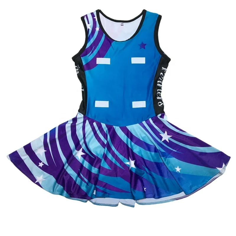 Hight quality custom made girls netball bodysuit