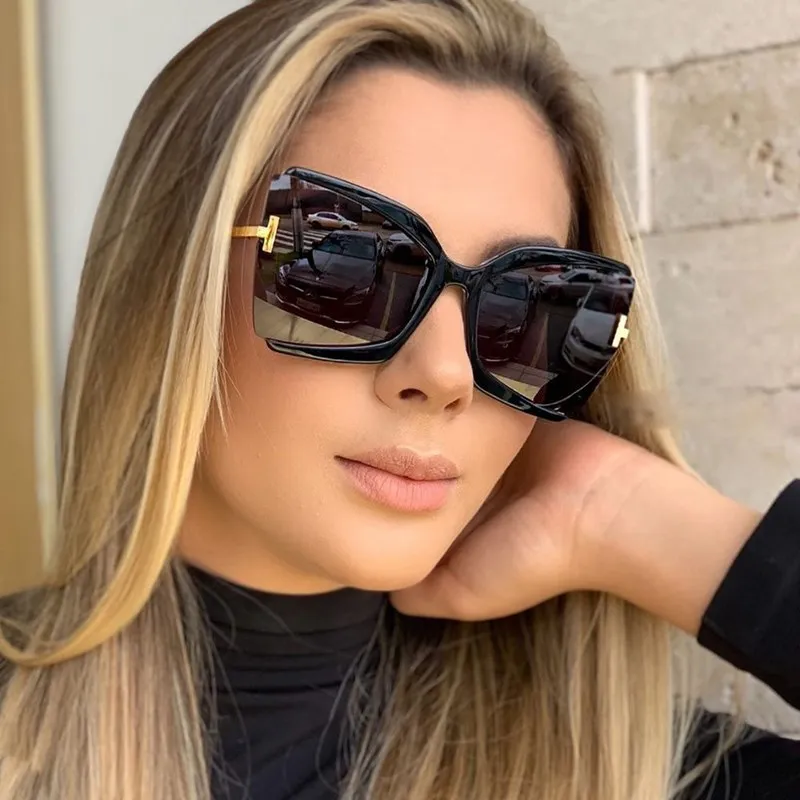 DLL6925 DL Glasses Newest Fashionable Sun glasses 2020 Luxury Brand Oversized Women metal decoration Sunglasses
