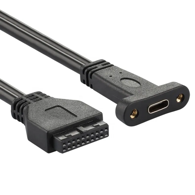 50 см плата USB 3 0 20 контактный разъем Type C панель кабель с разъемом PCI кронштейн пластины быстрого крепления