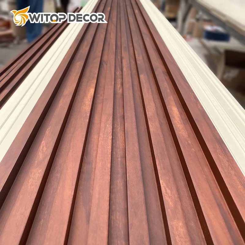 Household Wainscoting Use Laminated Wpc Door Panel In China