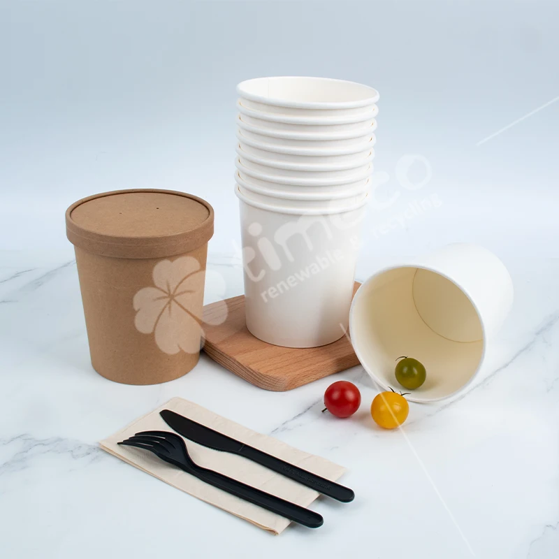 New Design Kraft Paper Sauce Cup Biodegradable Disposable Paper Sauce Cup 1oz 2oz 3oz 4oz Disposable Sauce Cup With Lid