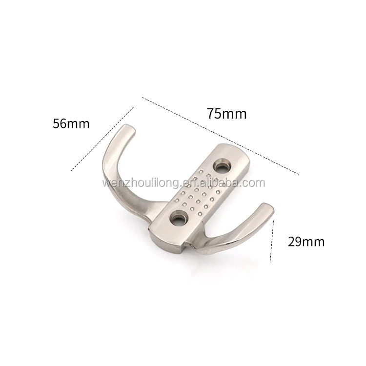 vintage double wall mount key hooks Over Door Hook brass bathroom towel holder clothes hangers hat coat hooks