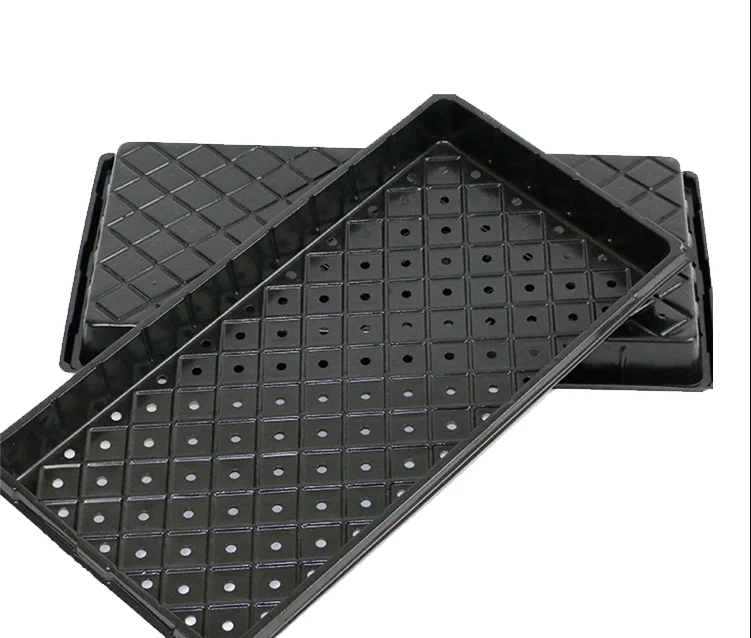 Пластиковые лотки для выращивания растений Naturix 15x11x2 6 дюймов с 10 этикетками лоток семян стартер рассады зеленого
