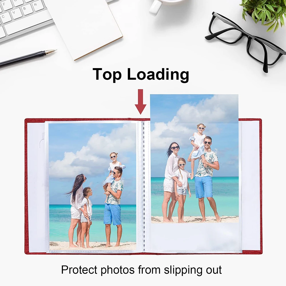 Заводской красивый переплетенный фотоальбом для семейного использования