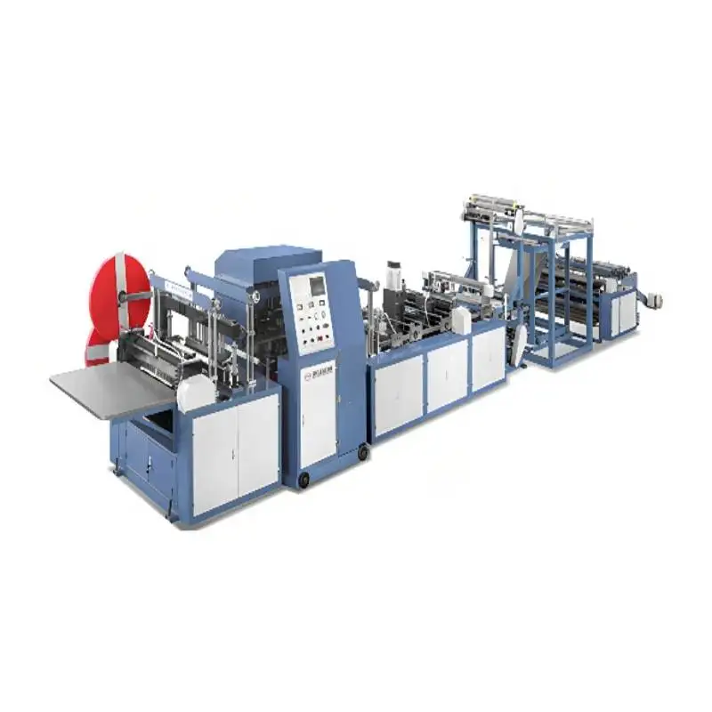 ZW-FMF600 High Efficient Full Automatic Ultrasonic Non Woven D-cut Bag Making Machine 5 in 1 Non Woven Bag Making Machine