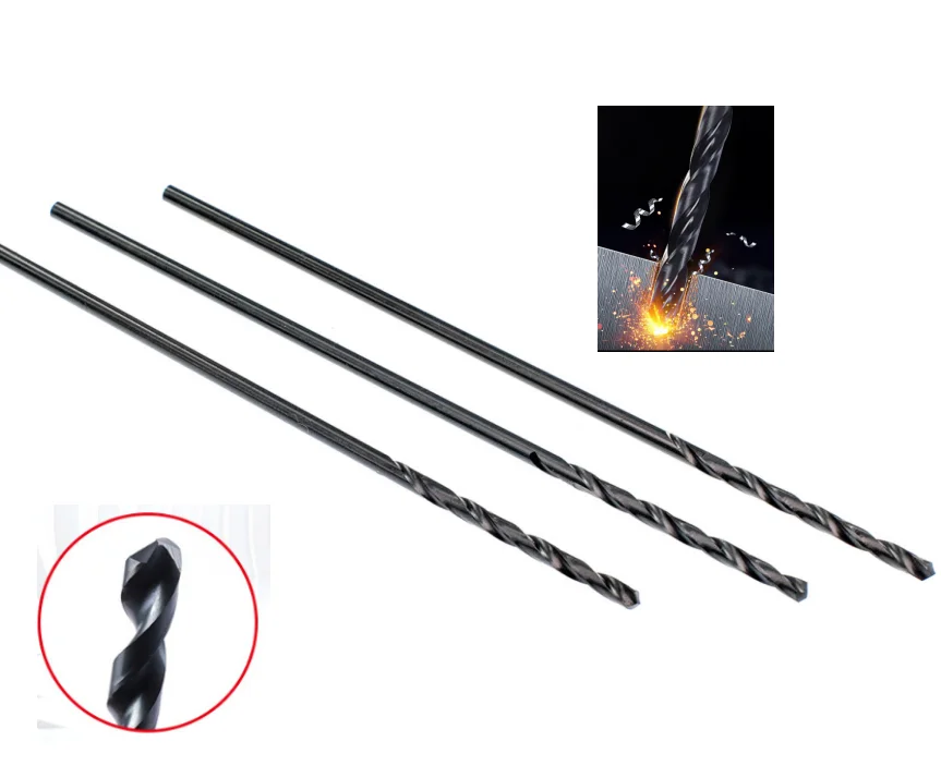 BOMI BMK-1 HSS Cobalt high precision 4,6,5 aircraft jobber length Extension Extra long drill bit set for metal