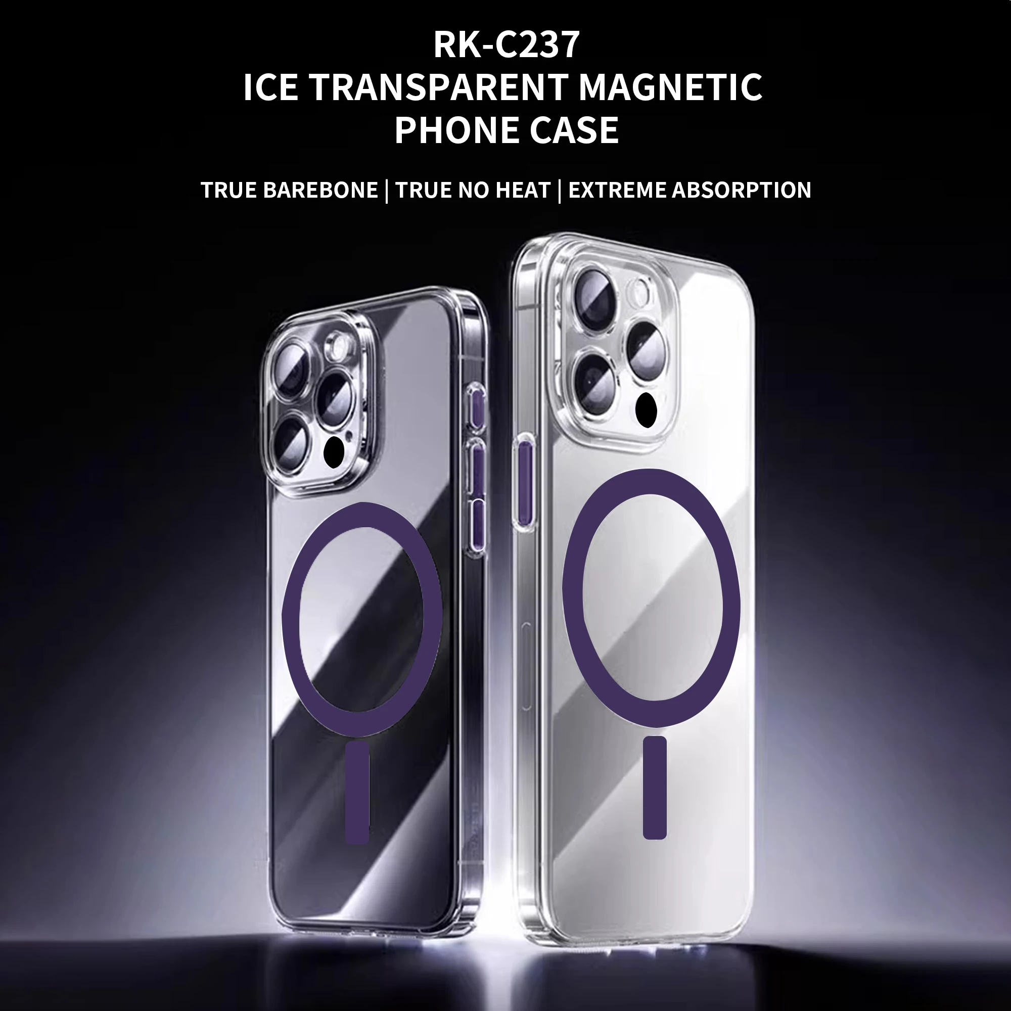 High Quality Bayer Clear Phone colors Magnet With metal Camera Protect Case For iPhones 15 Pro max Shockproof Clear Phone cover