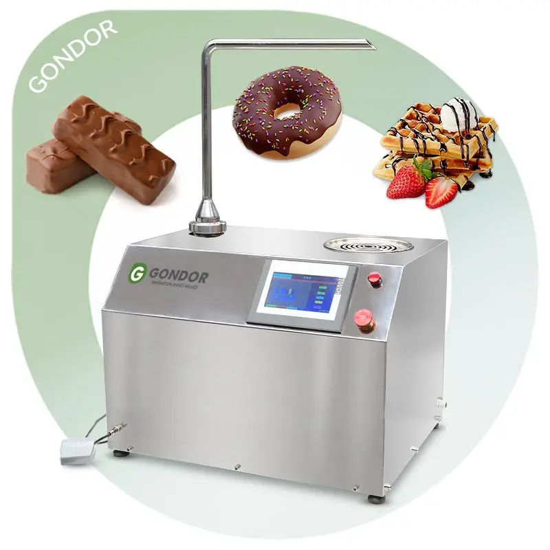 Hot Chocolate Melter and Dispenser Small Mini Professional Chocolate Temper Machine Maker