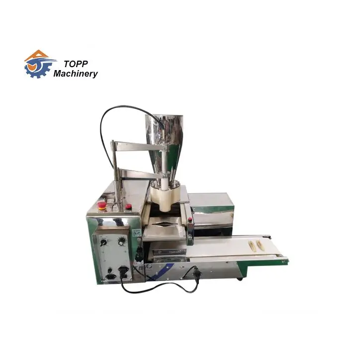 High efficiency pan fried dumpling making dumpling frying food machine fried dumpling equipment