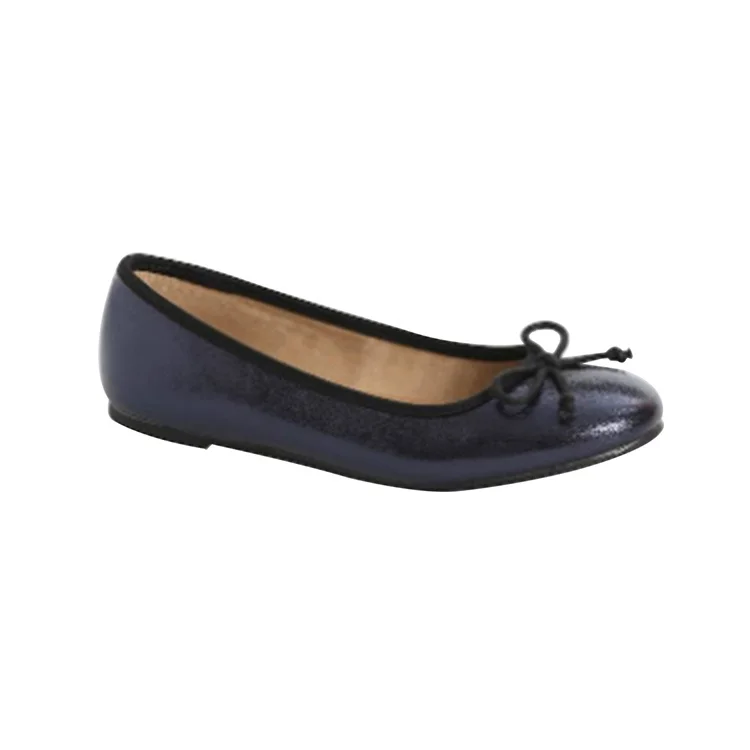 CHOOZII Manufacturer Customized Classic Genuine Leather Ballet Flats Parent Child Shoes