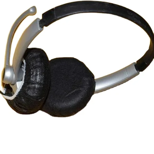 cheap airline disposable earbud earphone headset headphone Non-woven head cover