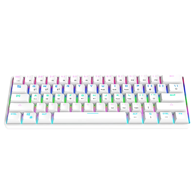 JB61 61 Keys Gaming Wired/Wireless Mechanical BT mechanical keyboard