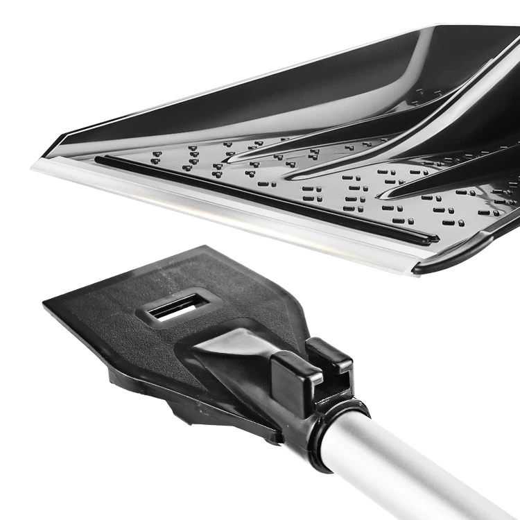 Snow Shovels,3-in-1 Car Brush Ice Scraper Snow Shovel Sets for Garden Camping Car Snowman Building and Emergencies