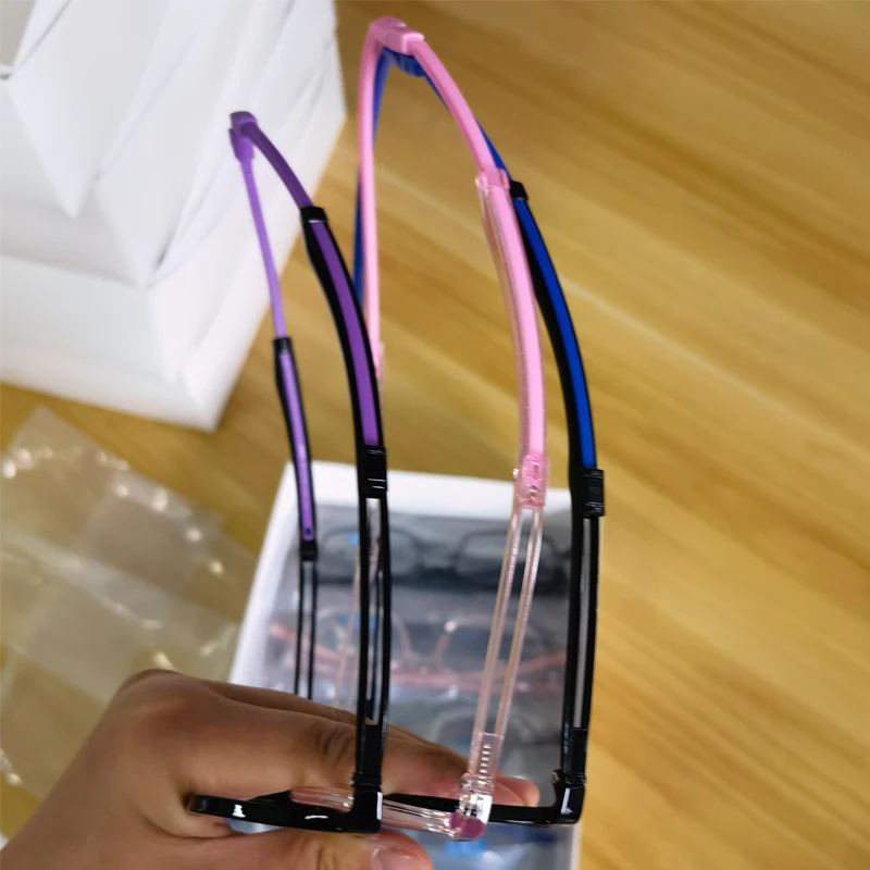 Stock clearance TR90 magnet teenager kids optical glasses frame clip magnet eyewear glasses frame for children