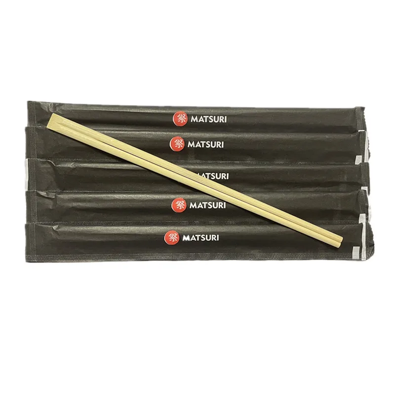 Chopsticks In Bag Hotel Restaurant  Paper Chopstick Sleeve With Custom Logo For Chopstick